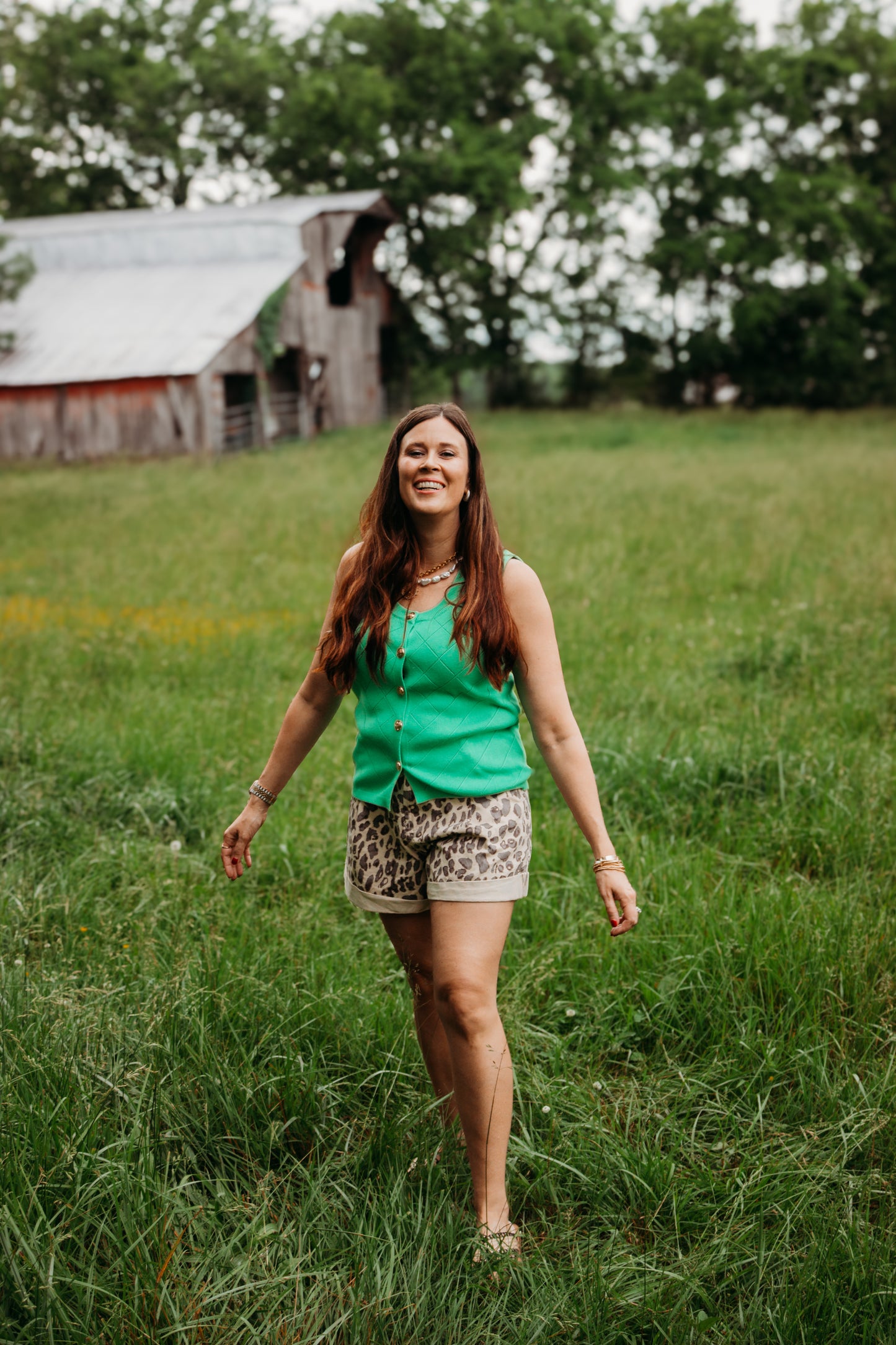 Southern Charm Button Vest