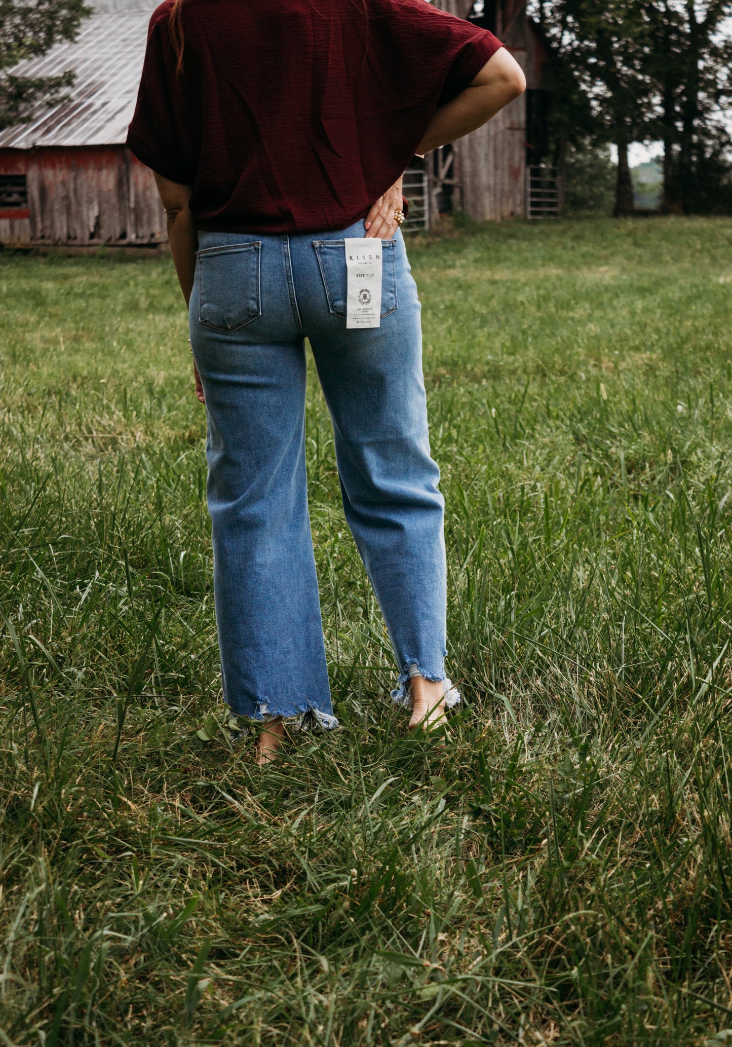 Caroline Cropped Risen Jeans