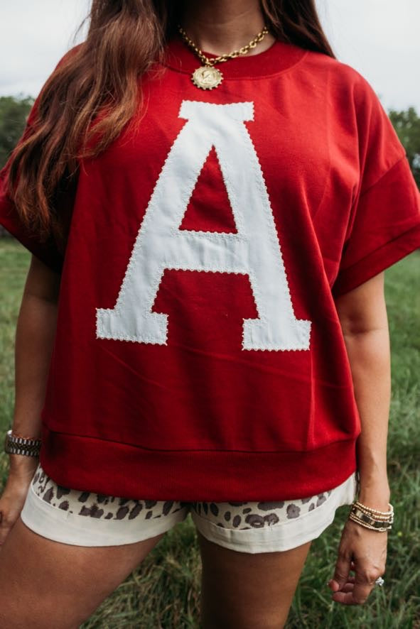 Roll Tide Embroidered Sweatshirt Tee_Plus
