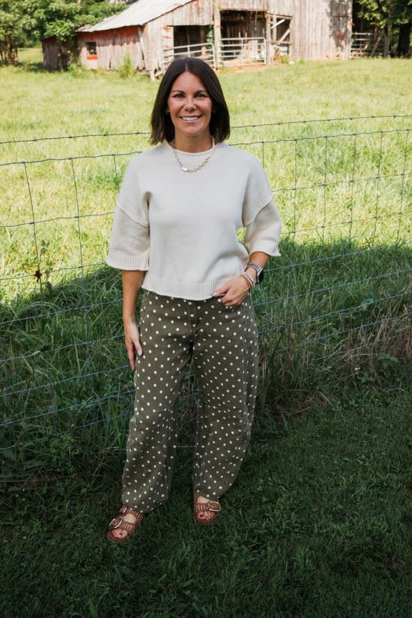 Fall Cream Sweater