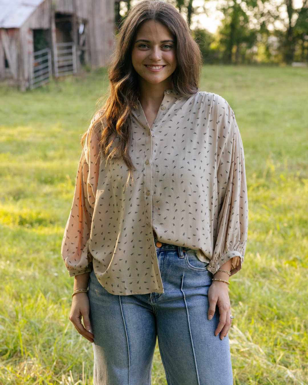 Kinda Chic Taupe Top