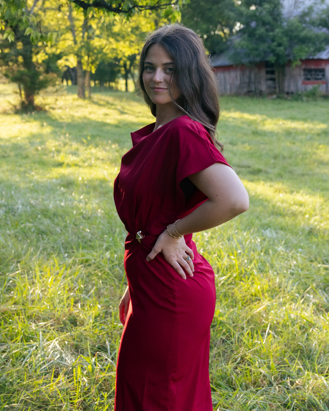 Scarlett Glam Midi Dress