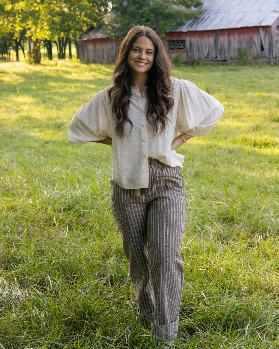 Diana Classic Ivory Blouse
