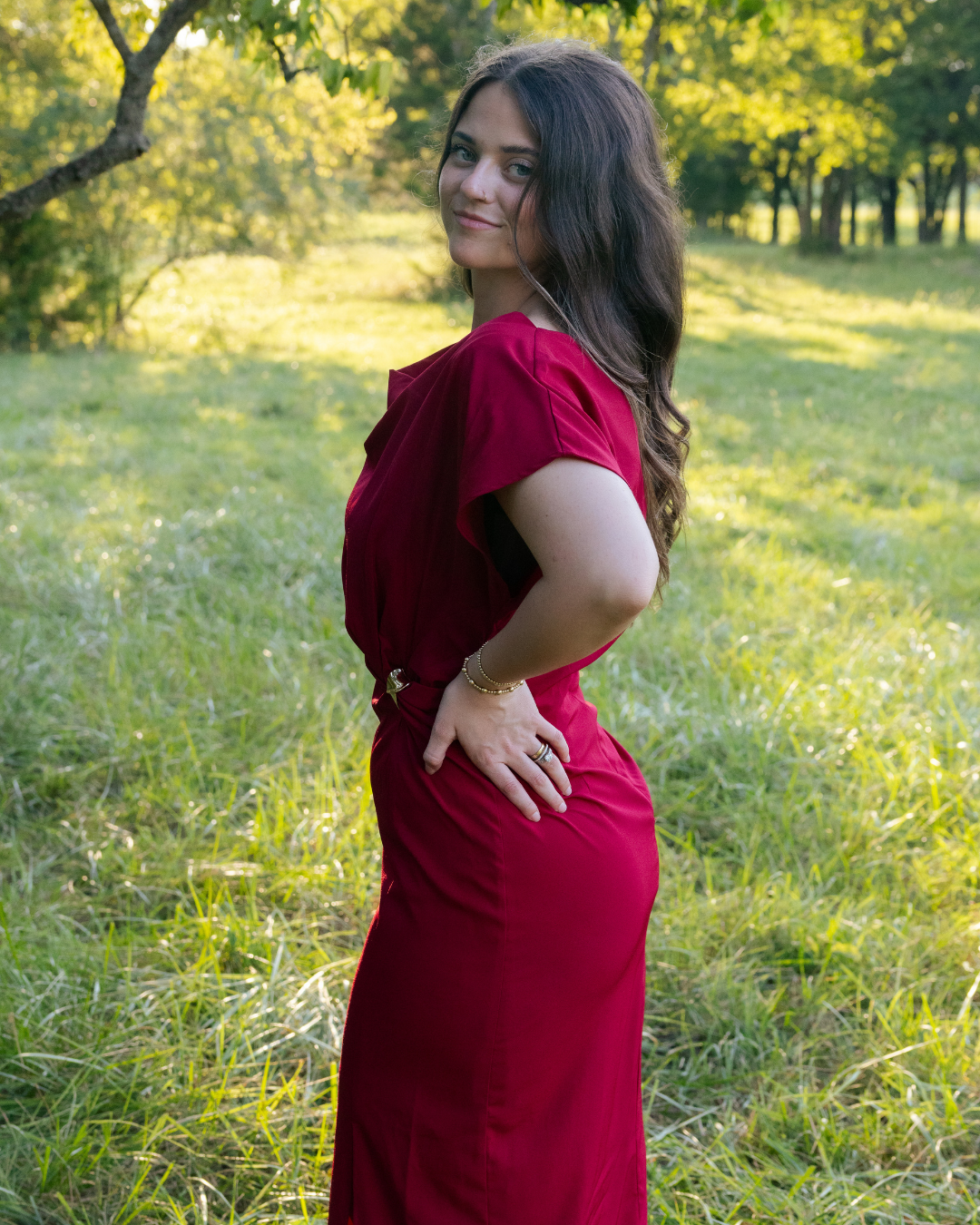 Scarlett Glam Midi Dress