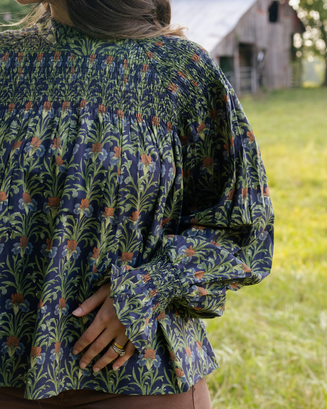 Kerrington Floral Smocked Top