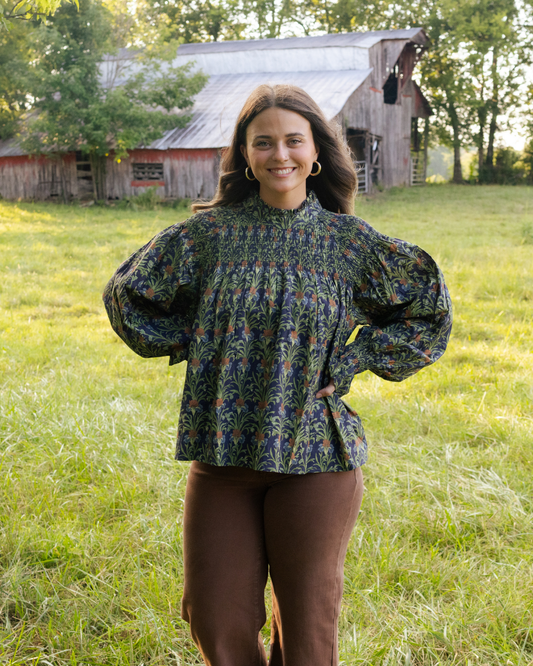Kerrington Floral Smocked Top