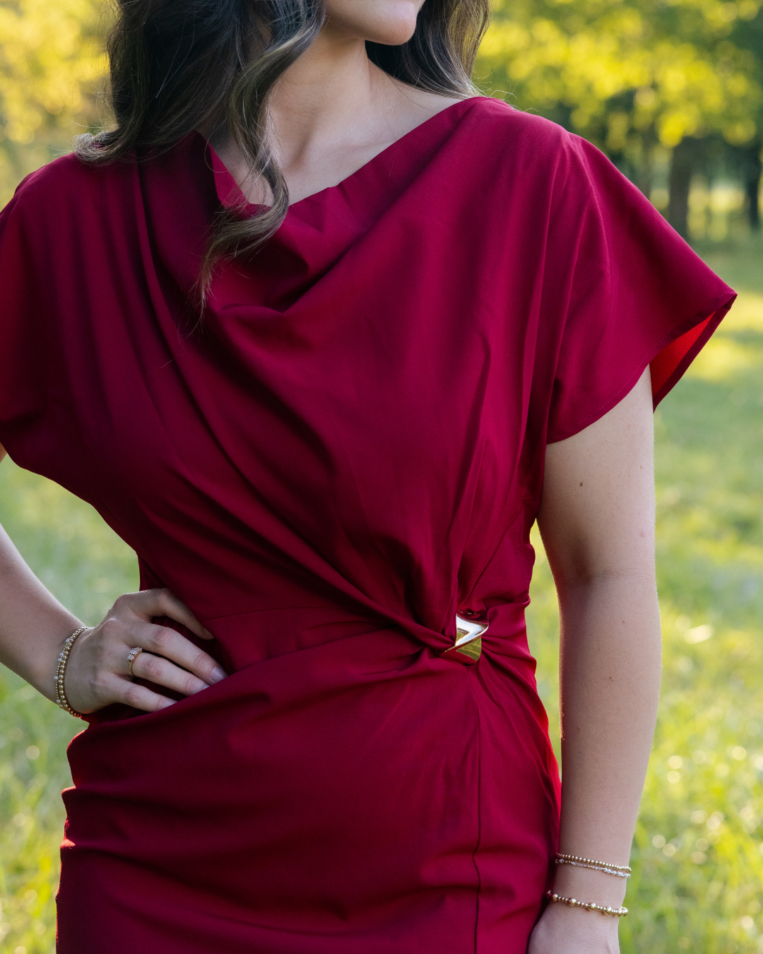 Scarlett Glam Midi Dress