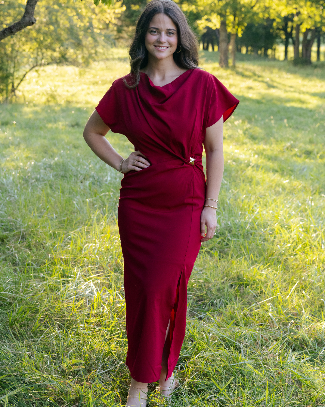 Scarlett Glam Midi Dress