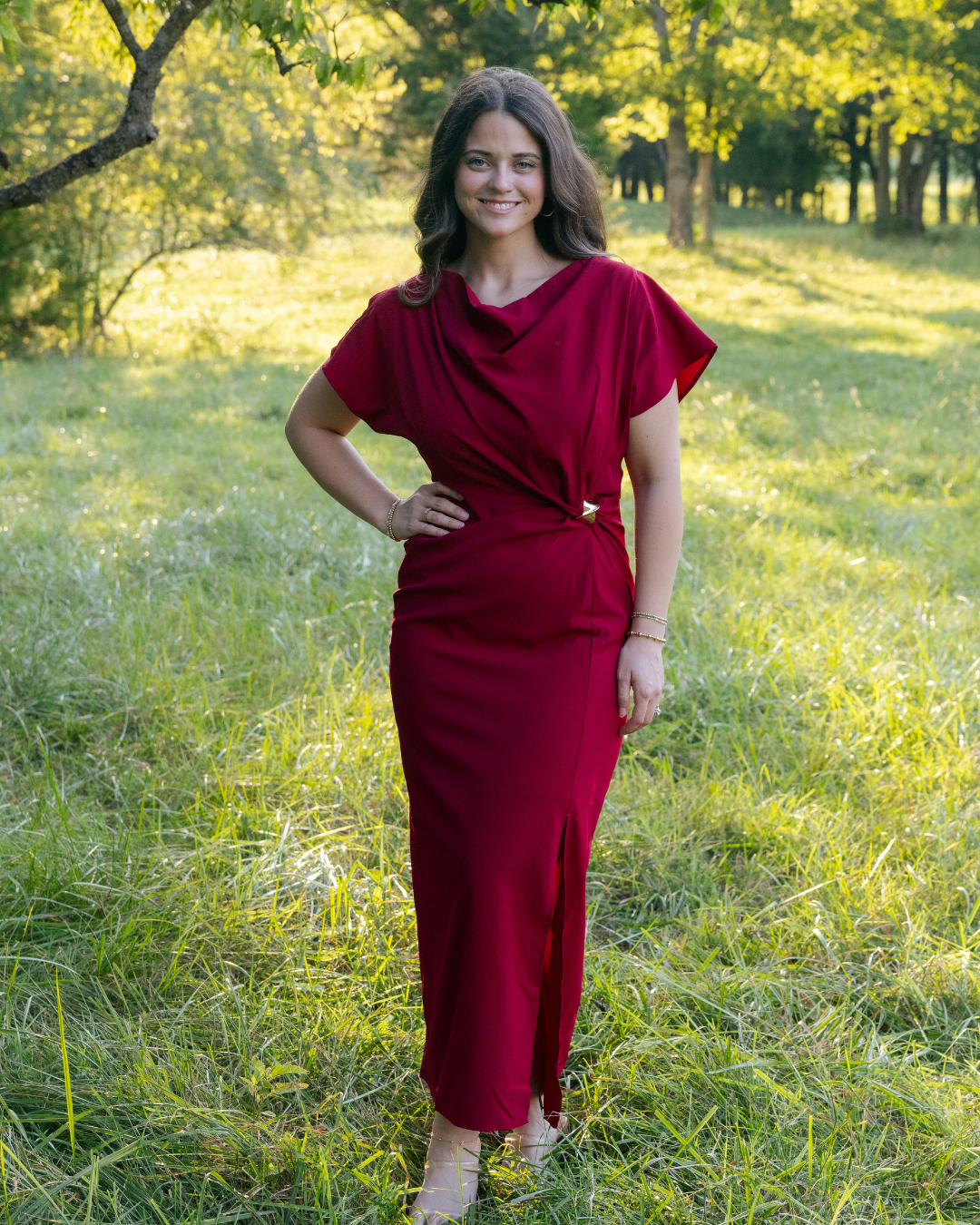 Scarlett Glam Midi Dress