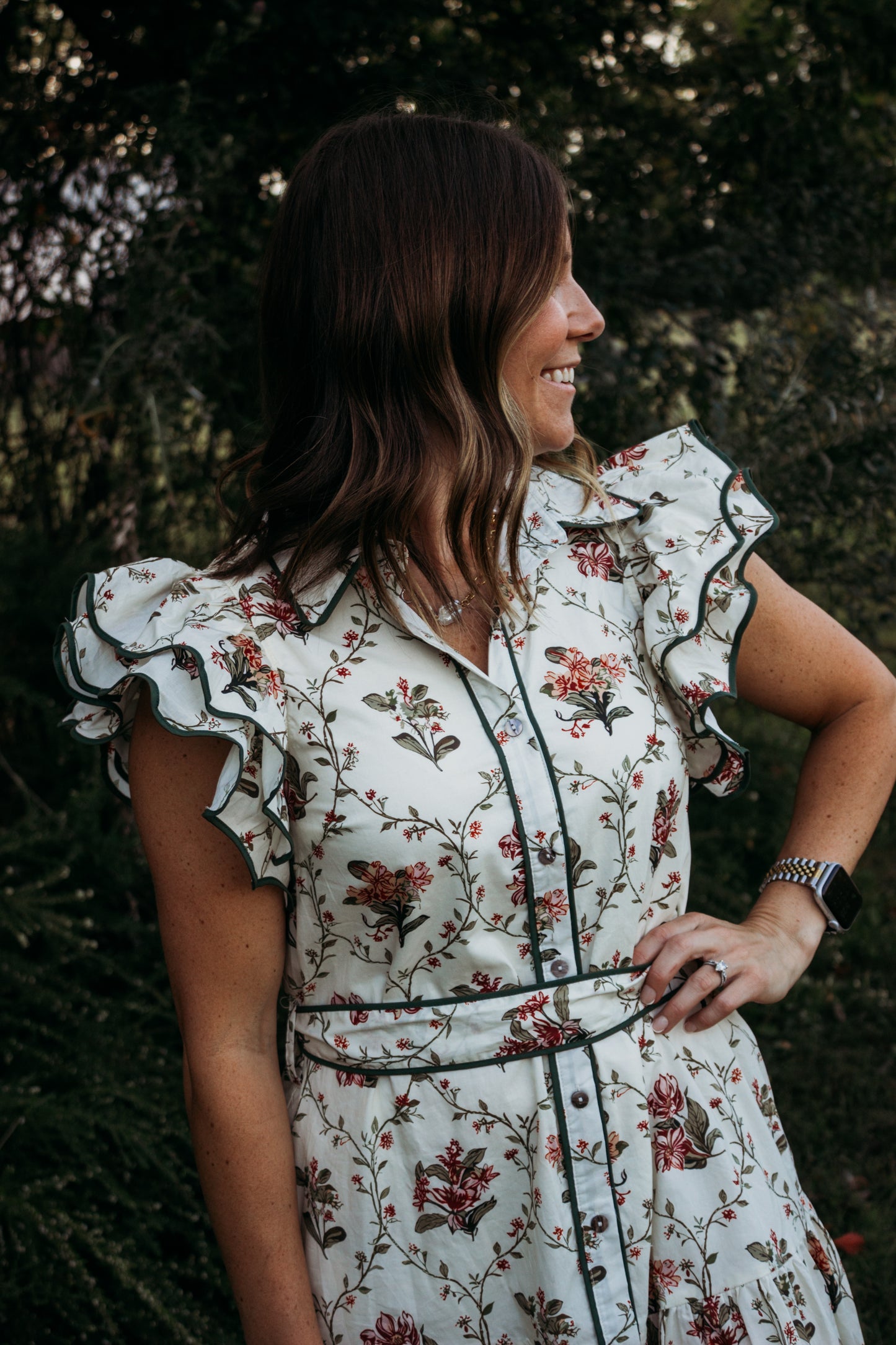 It Giving Fall Floral Dress