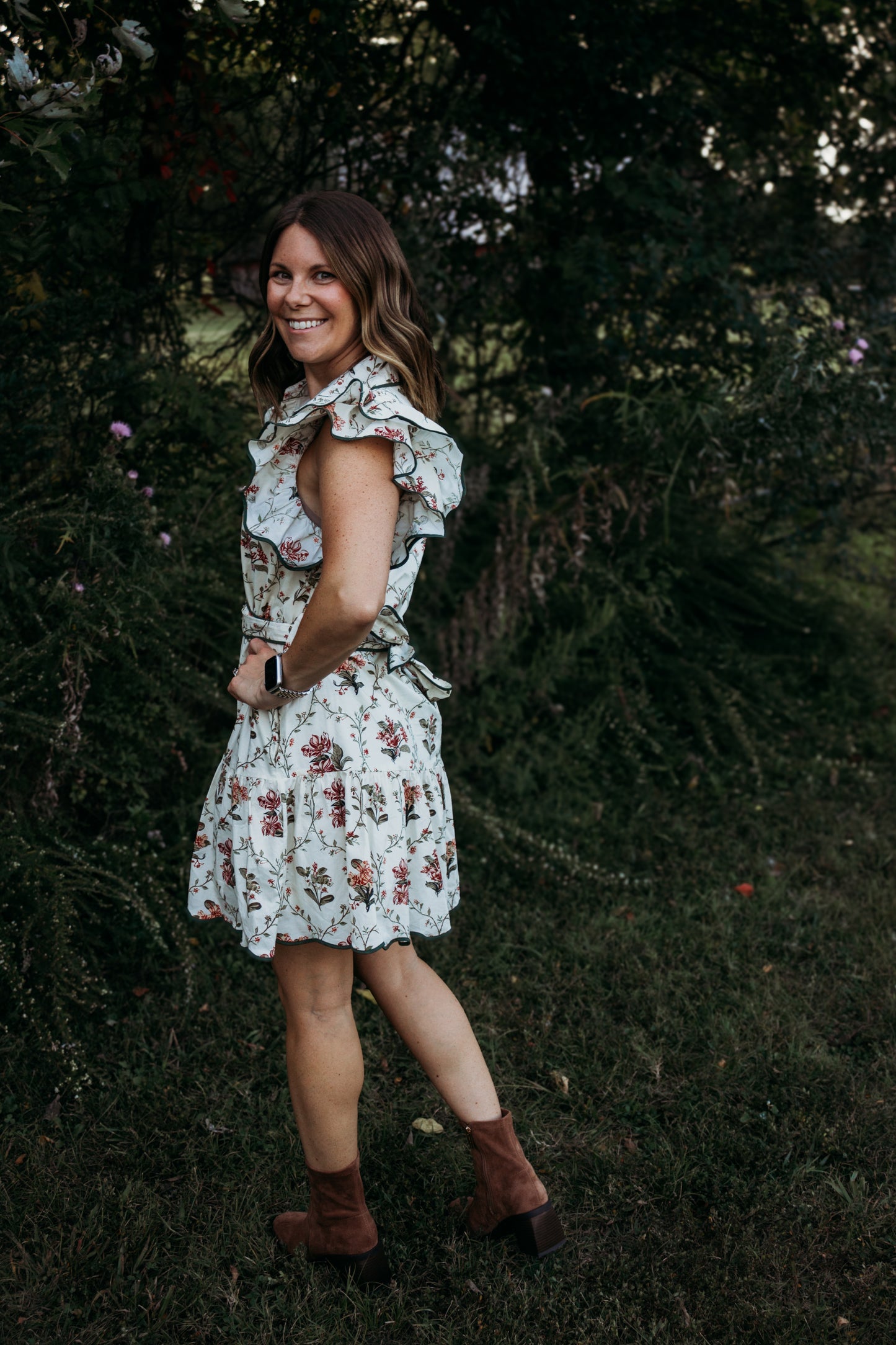 It Giving Fall Floral Dress