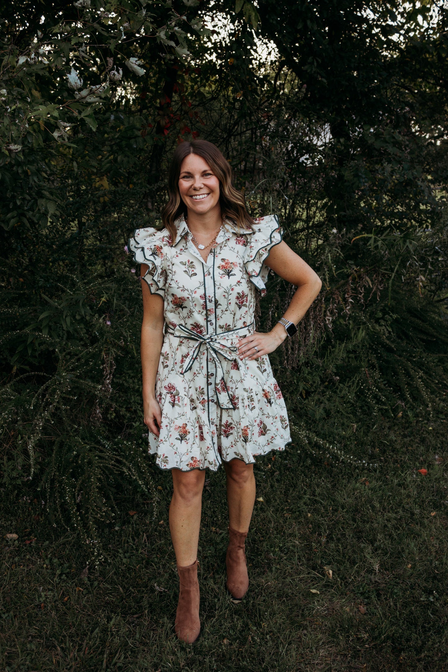 It Giving Fall Floral Dress