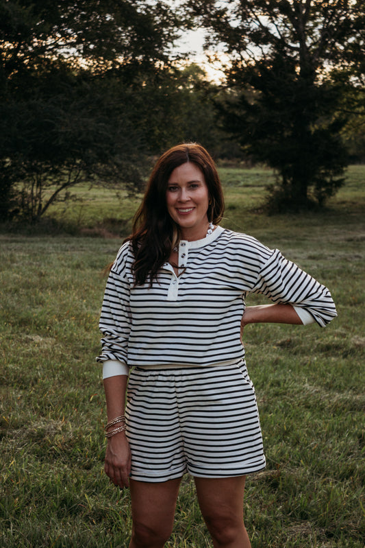 Sadie Stripe Knit Set