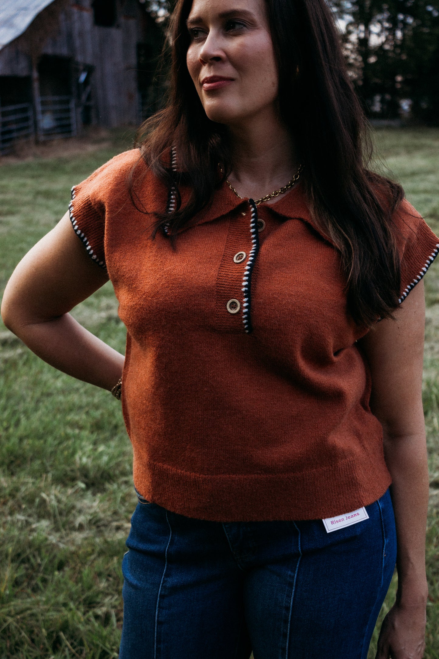 The Ruston Edge Sweater Top