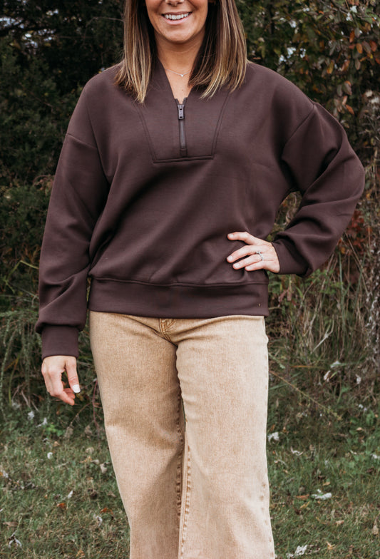 Luxe Scuba Sweatshirt