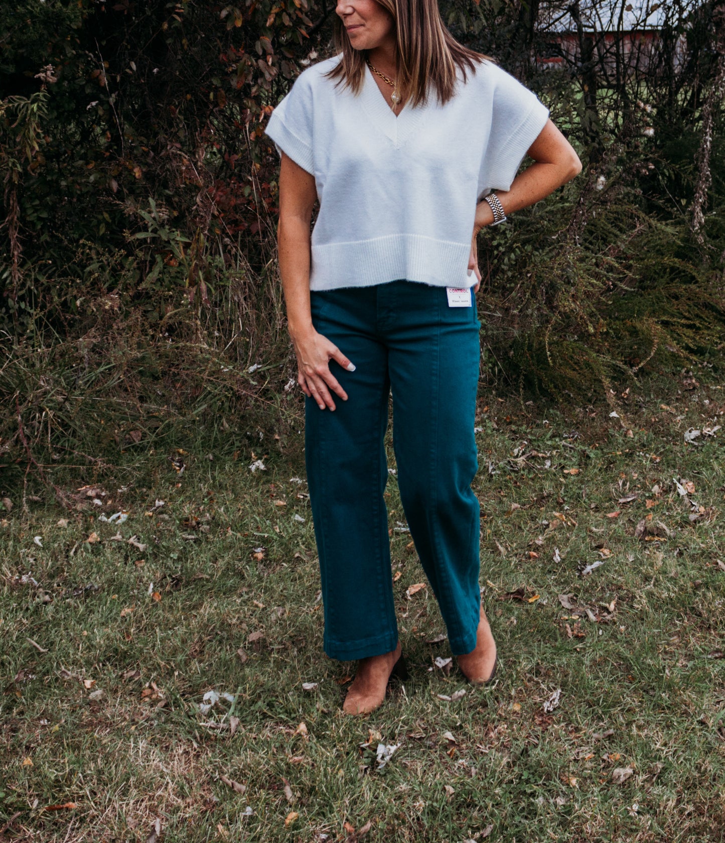 Brooke Ivory Sweater  Vest