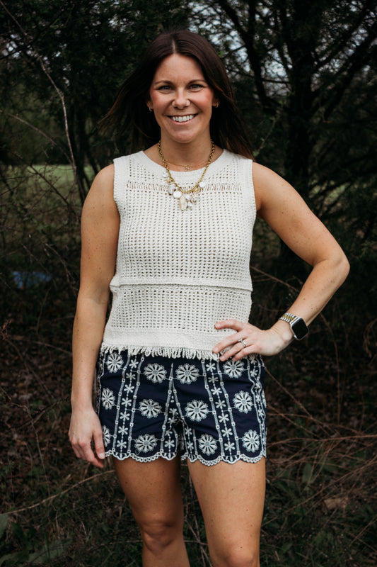 Savannah Crochet Top