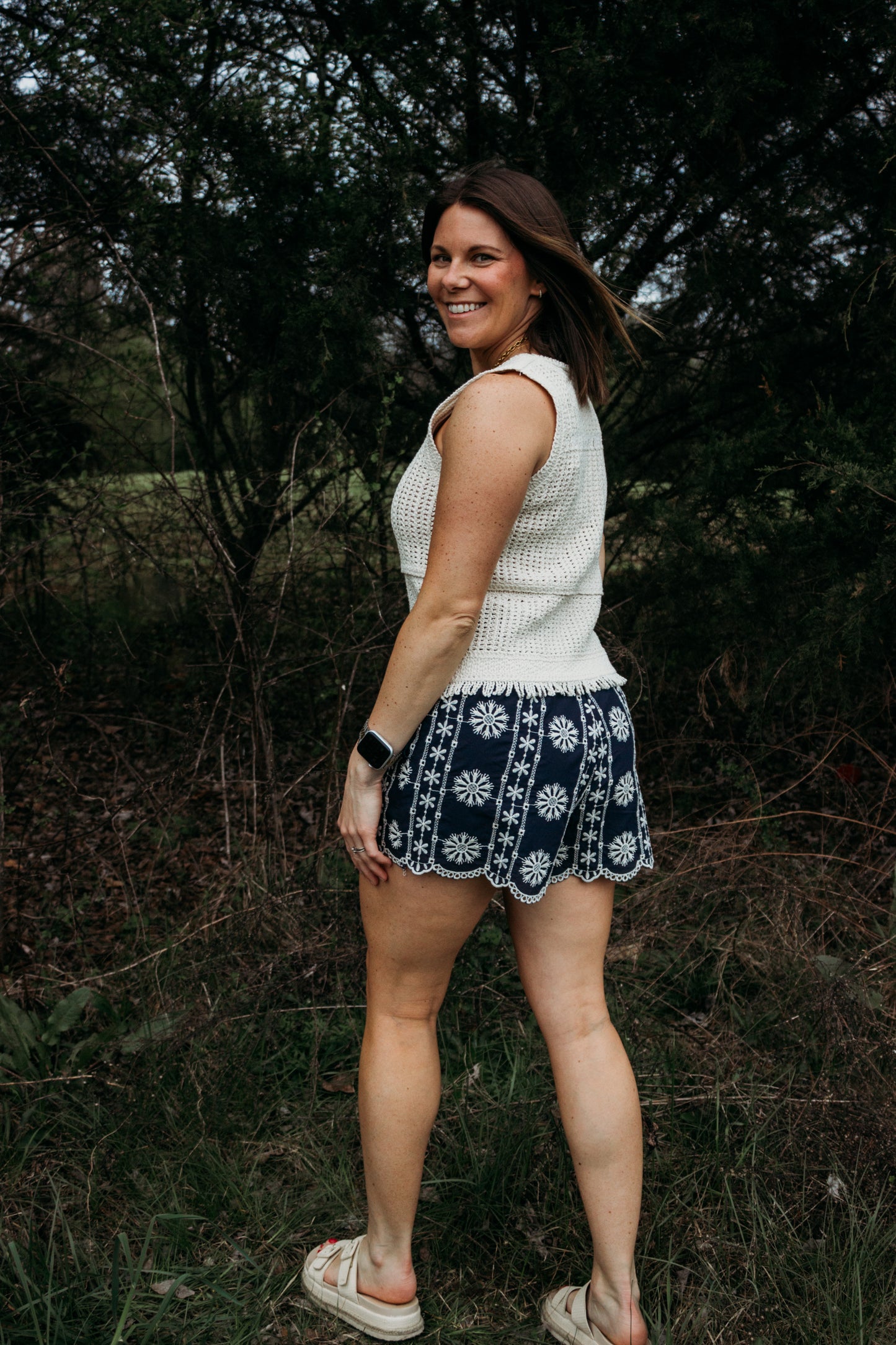 The Heirloom Embroidered Shorts