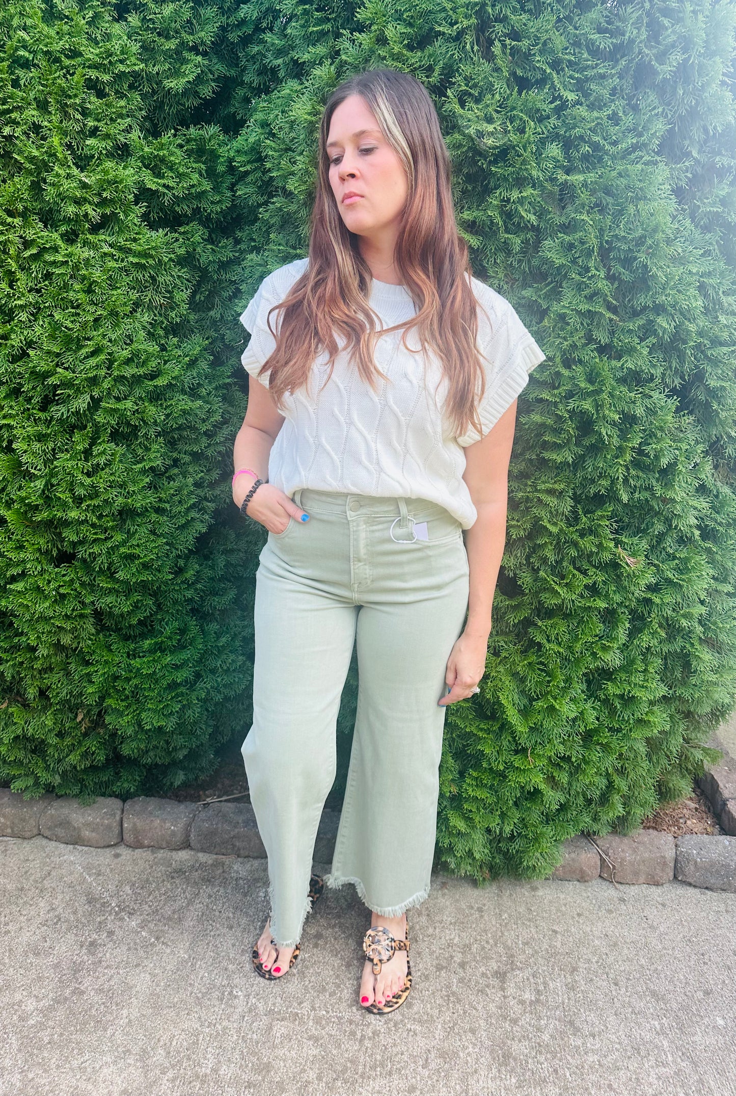 Sage Flare & Wide-Leg Denim