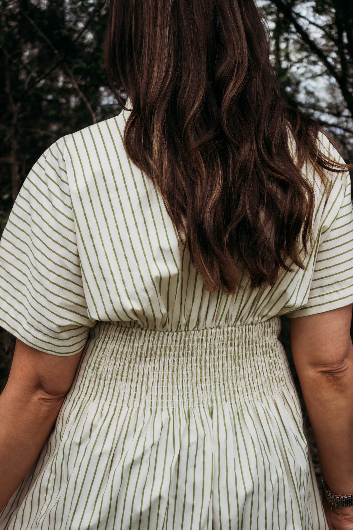 The Orchard Stripe Shirt Dress