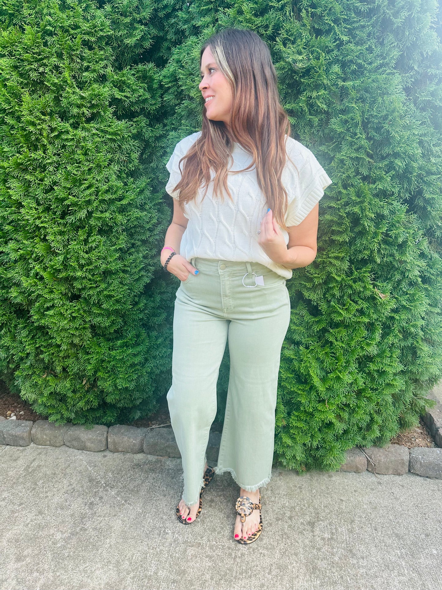 Sage Flare & Wide-Leg Denim