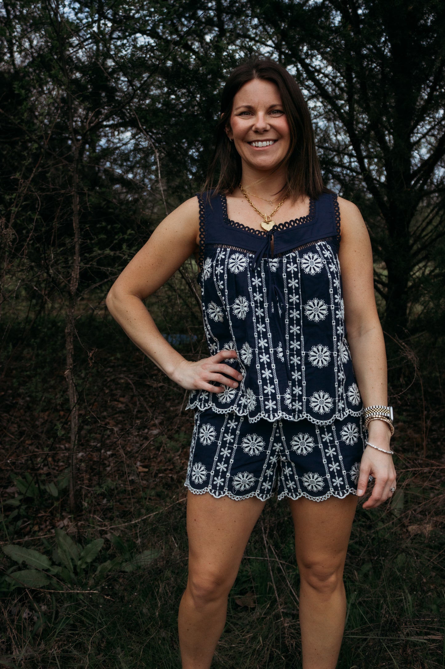 The Heirloom Embroidered Shorts