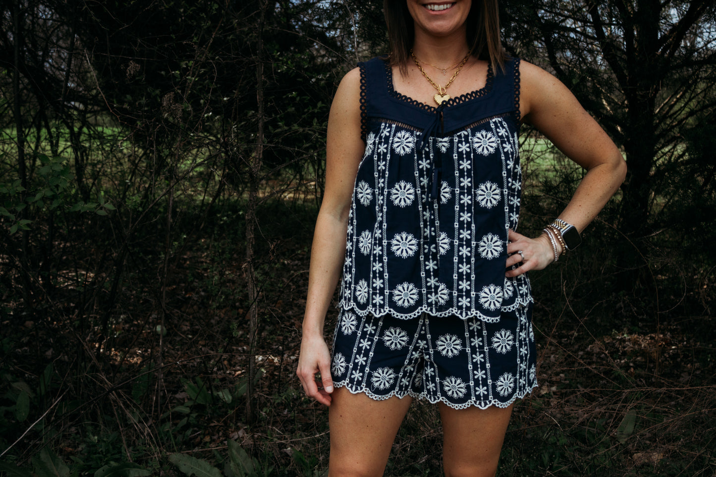 The Heirloom Embroidered Shorts