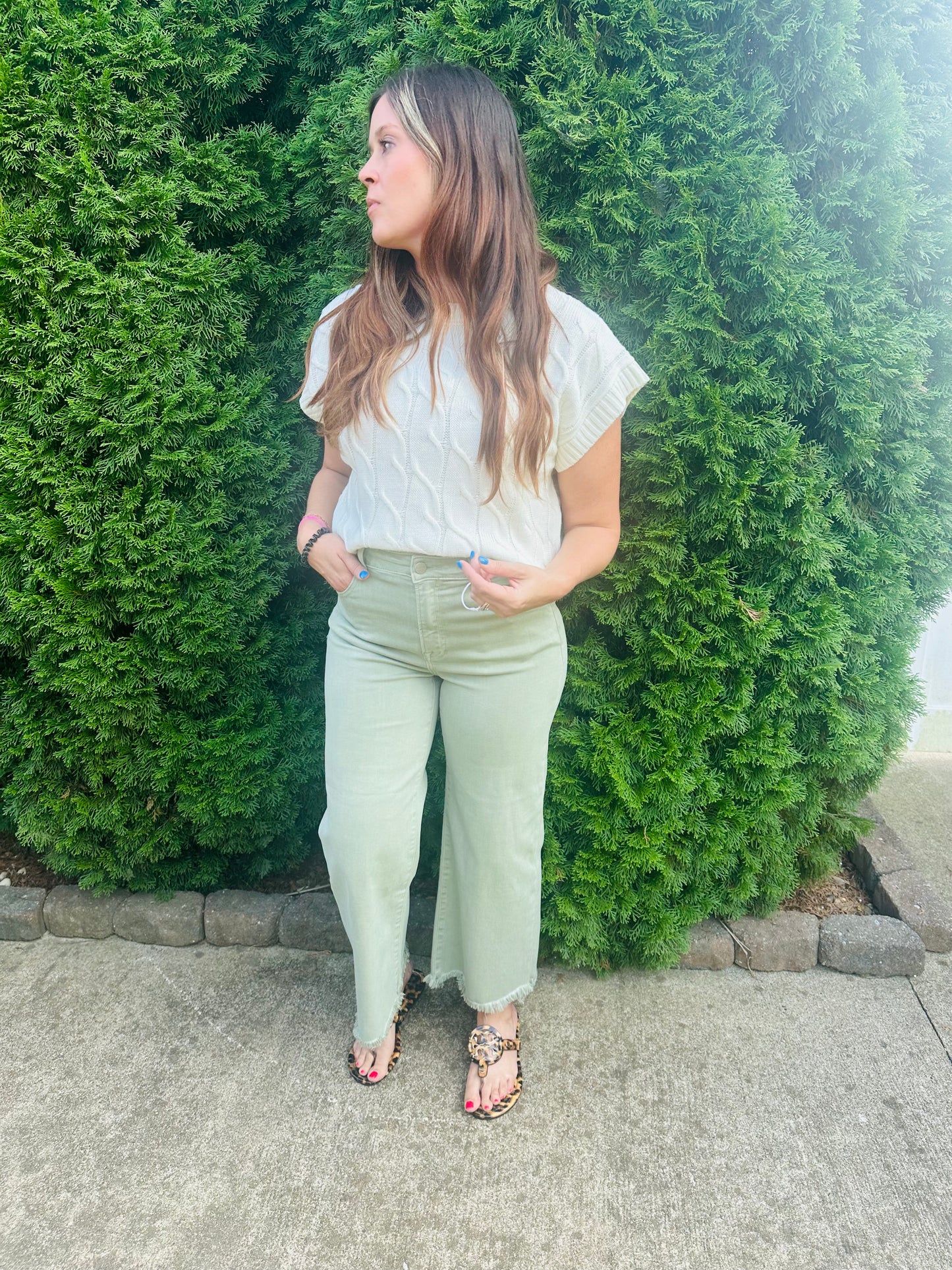 Sage Flare & Wide-Leg Denim