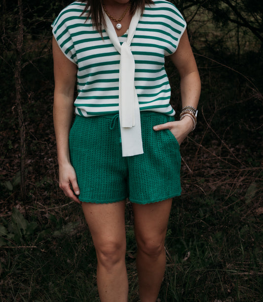The Riviera Tie Knit Top