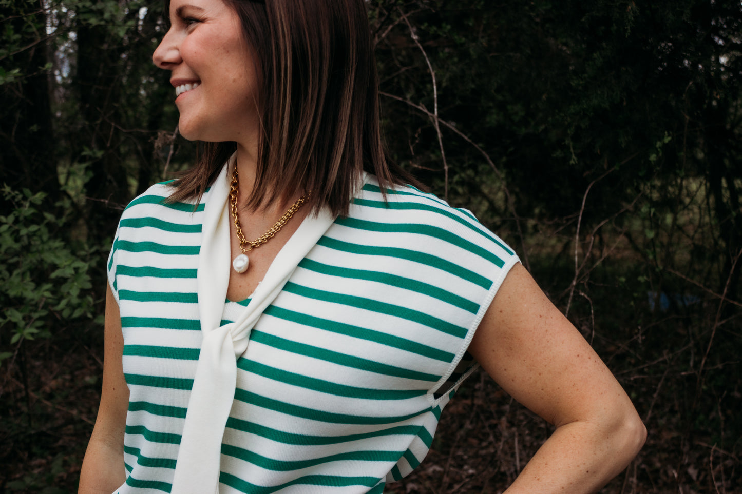 The Riviera Tie Knit Top