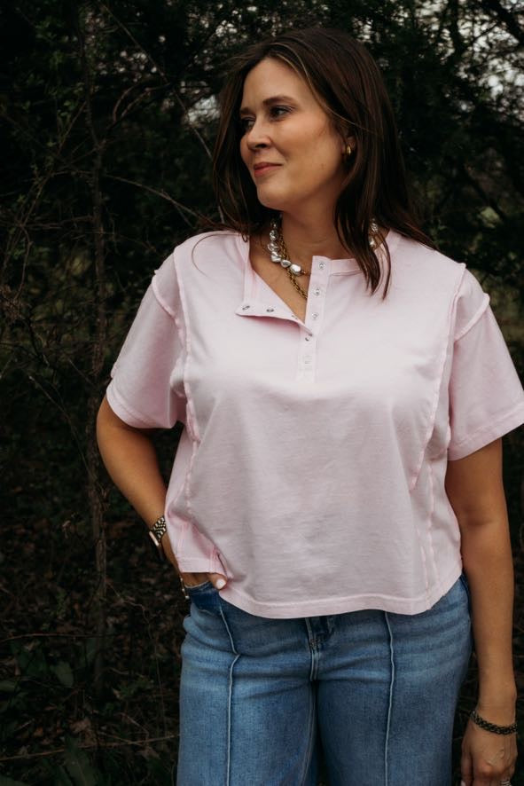 The Sunny Snap Henley