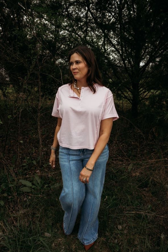 The Sunny Snap Henley