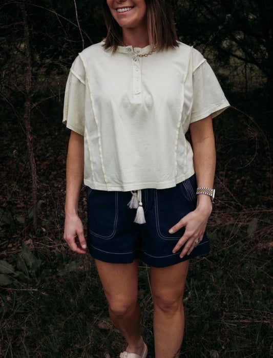 The Sunny Snap Henley