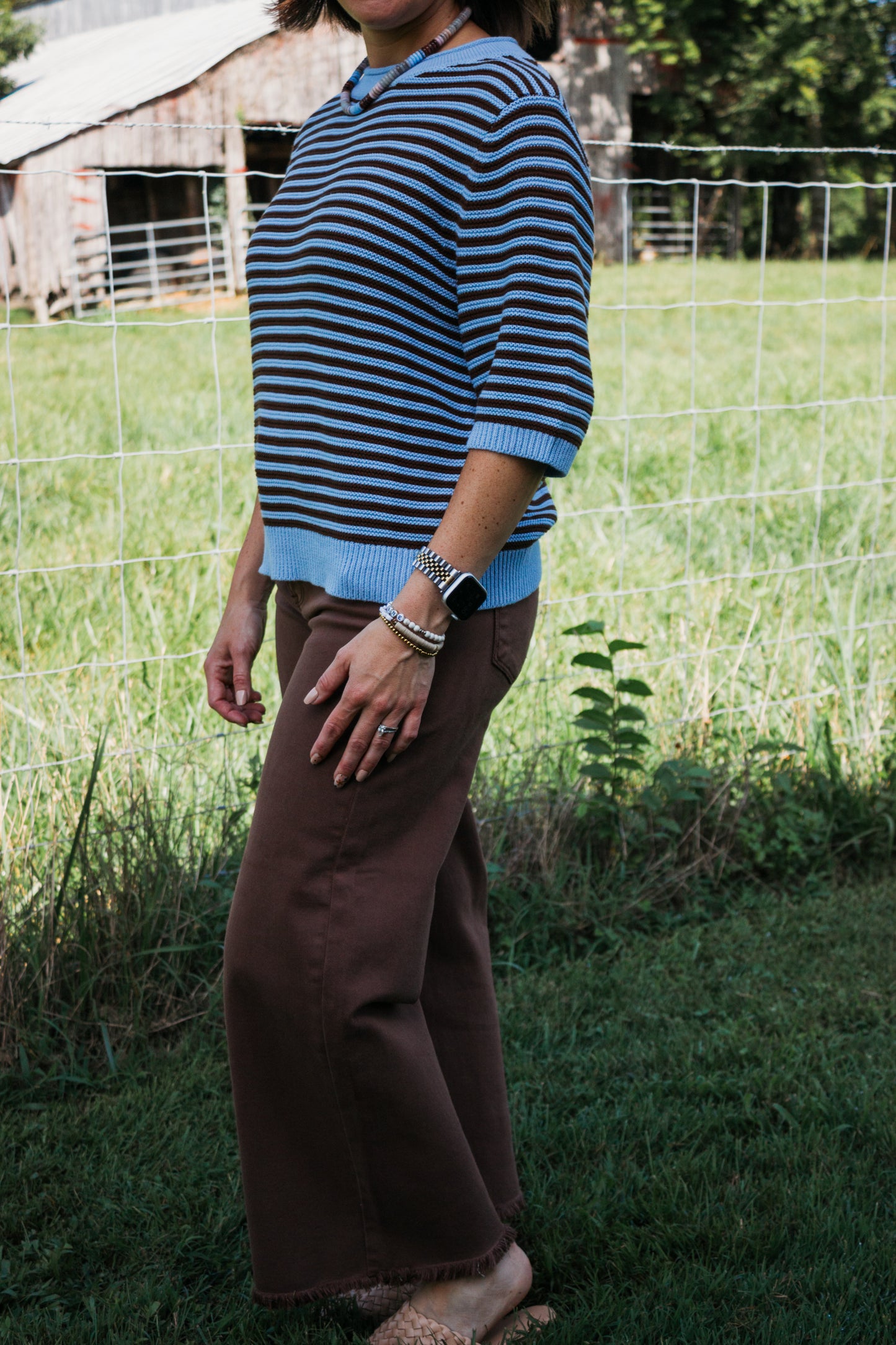 Carolina Stripe Sweater