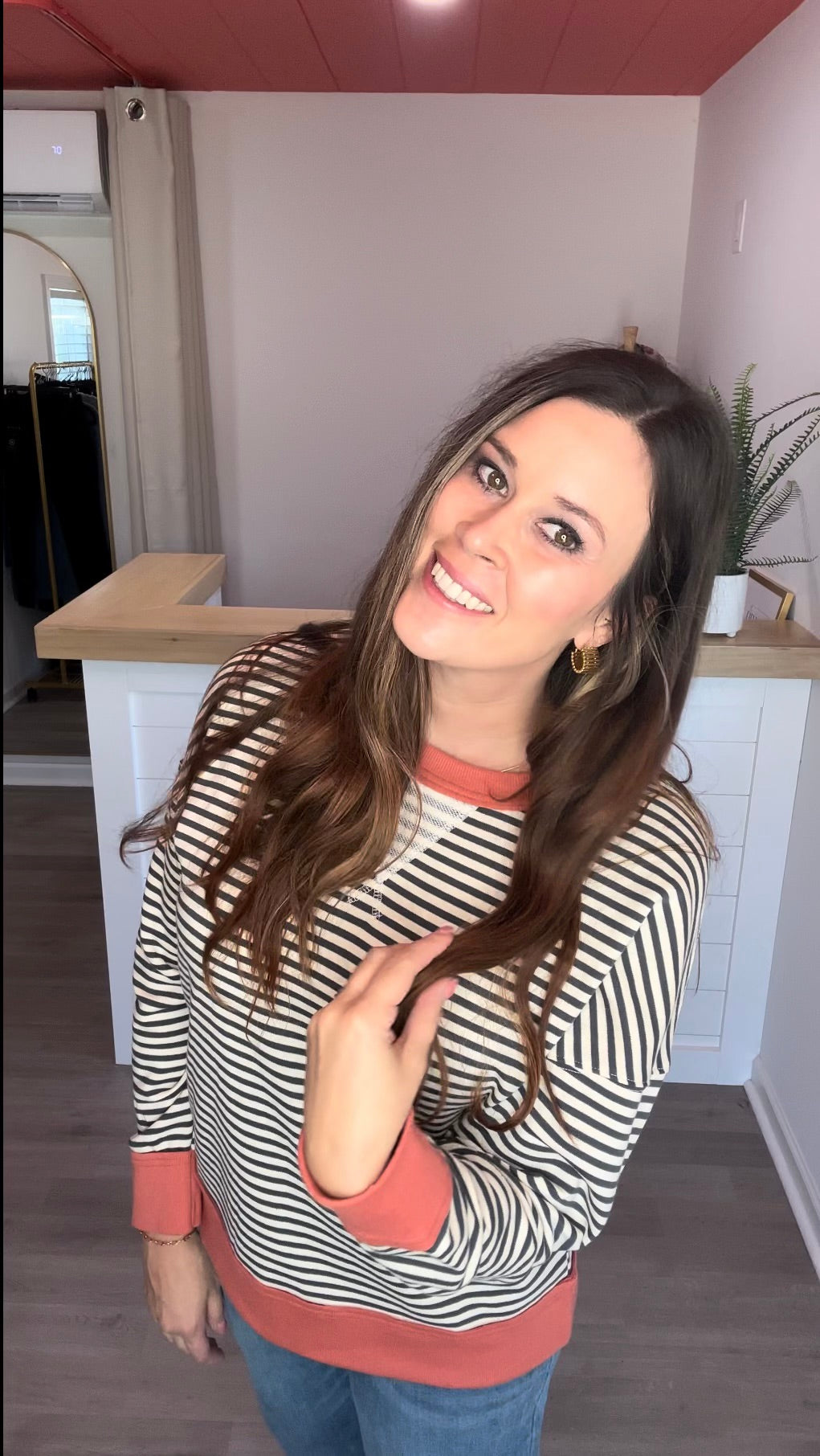 Ashley Striped Top