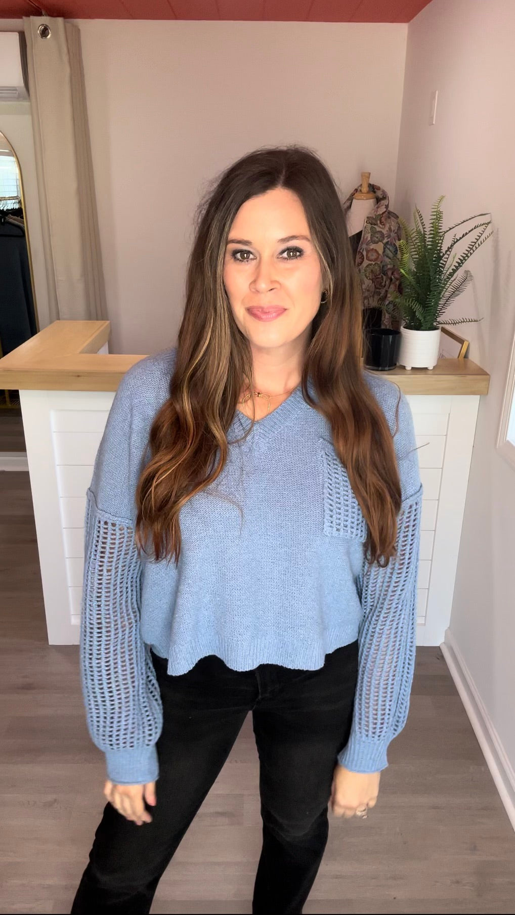 Ivy Blue Sweater Top