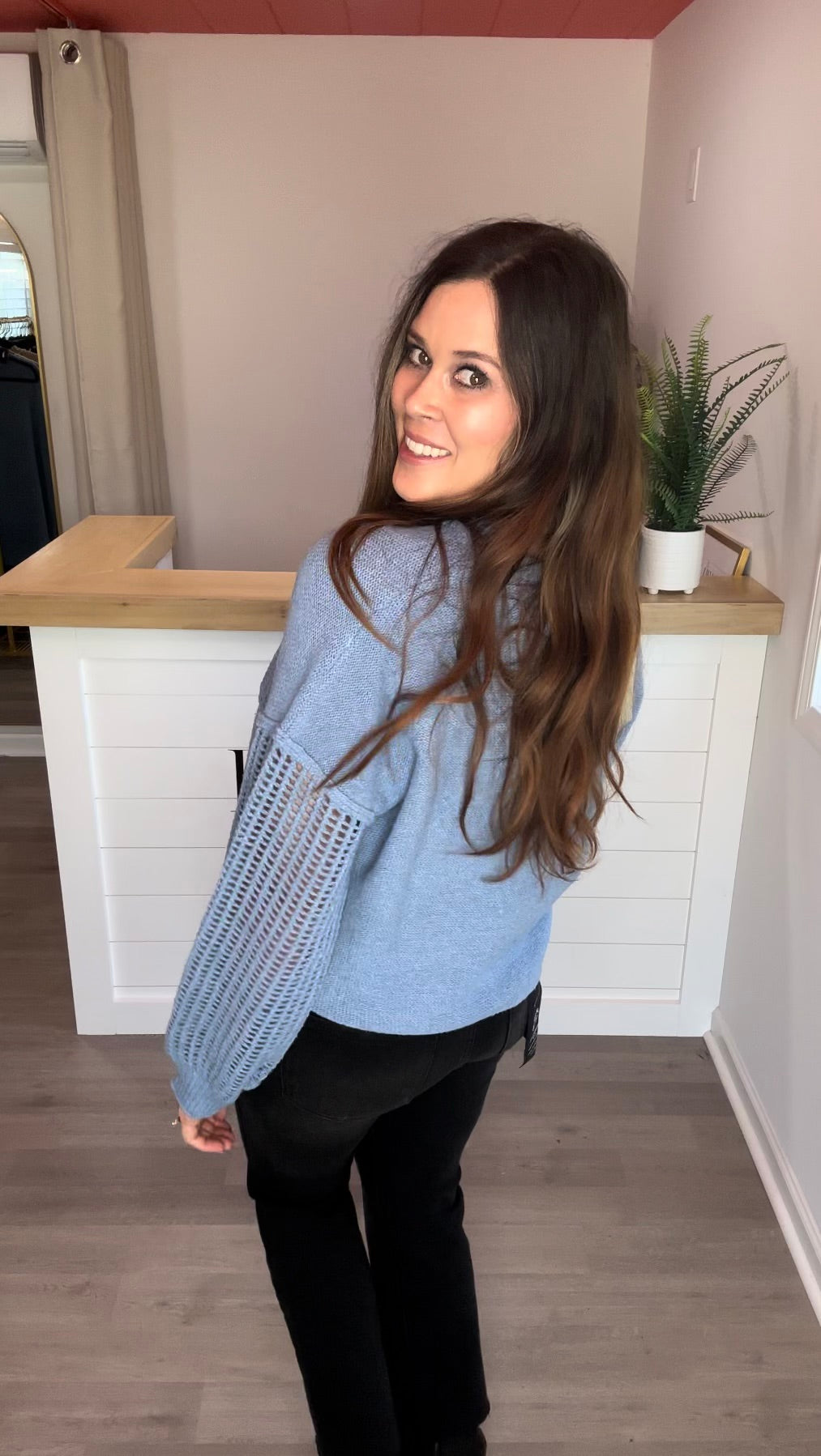 Ivy Blue Sweater Top